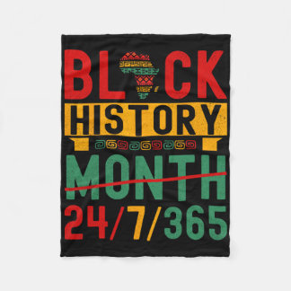 Manta Polar Mes de la Historia Negra 365 Un Mes No Puede Conte