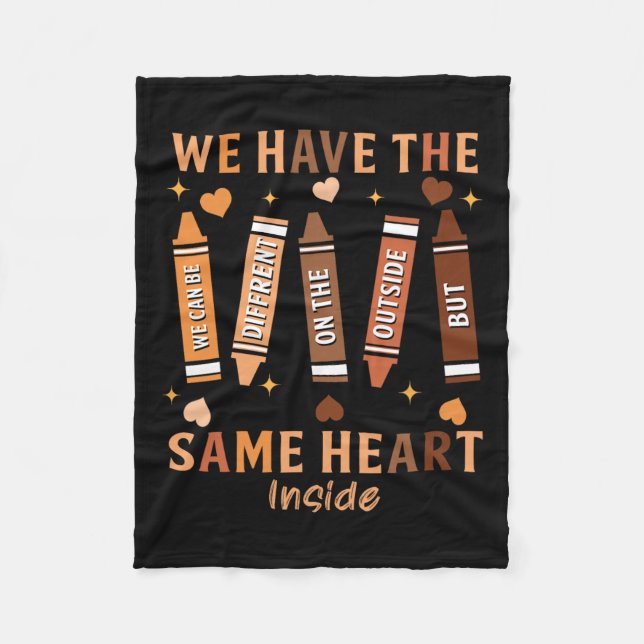 Manta Polar Mes de la historia negra, afroamericano, el mismo  (Anverso)