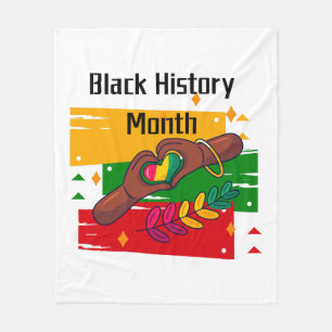 Manta Polar Mes de la Historia Negra celebrando el auge juntos