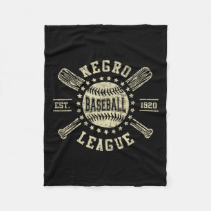 Manta Polar Mes de la Historia Negra de la Liga Negra Vintage
