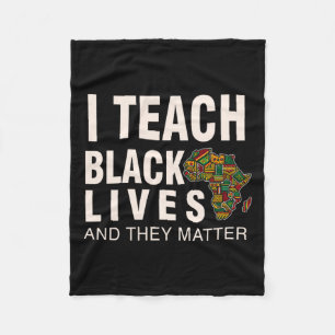 Manta Polar Mes De La Historia Negra, Me Enseño Vidas Negras Y