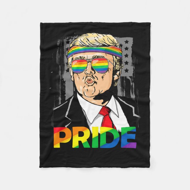 Manta Polar Mes del Orgullo Gay de Trump (Anverso)