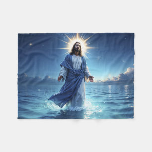 Manta Polar Mesías Jesucristo gracia y serenidad arte