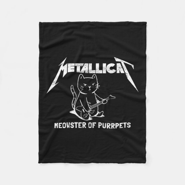 Manta Polar Metallicat Meowster Of Purrpets - Gracioso Cat 1 (Anverso)