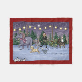 Manta Polar Metalphant Family Tree Fleece Blanket