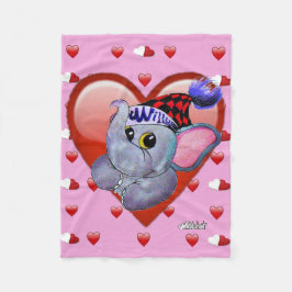 Manta Polar Metalphant Valentine Fleece Blanket