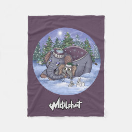 Manta Polar Metalphant Wilbur & Mom Fleece Blanket