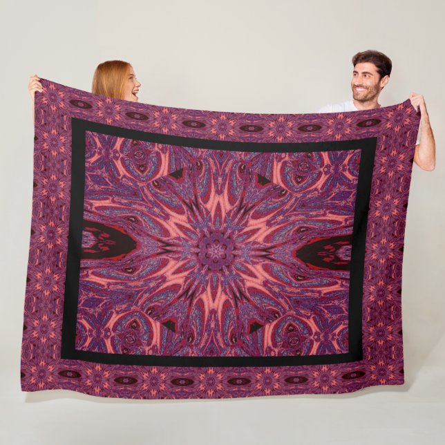 Manta Polar Metamorfosis Rosa 2 (In situ)