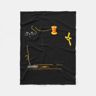 Manta Polar Mewing Machine Funny Quilting Craft Lover Quilter