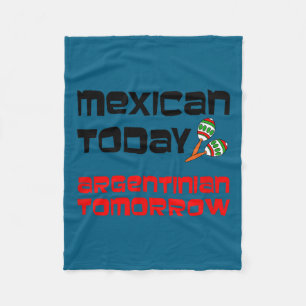Manta Polar Mexicano argentino mañana maracas cinco de mayo