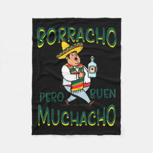 Manta Polar Mexicano borracho pero buen muchacho divertido esp