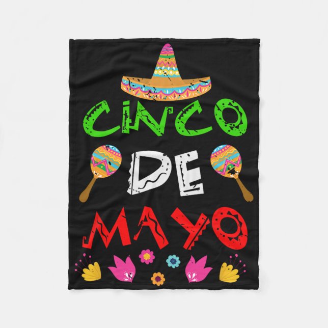 Manta Polar México Cinco De Mayo (Anverso)