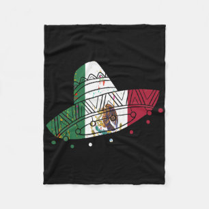 Manta Polar México Vintage Bandera Mexicana Gorra del Orgullo 