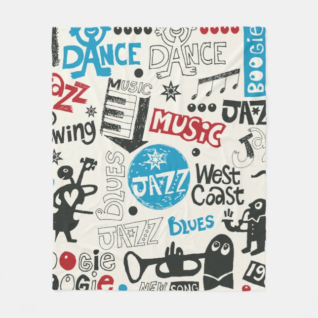 Manta Polar mezcla de doodle de jazz (Anverso)