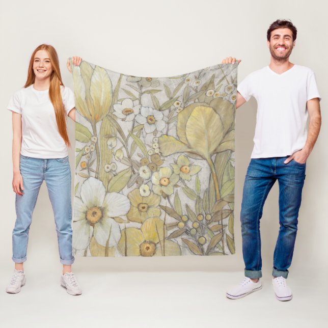 Manta Polar Mezcla Floral (In situ)