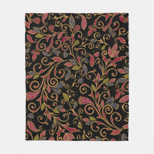 Manta Polar Mezcla Vegetable Paisley