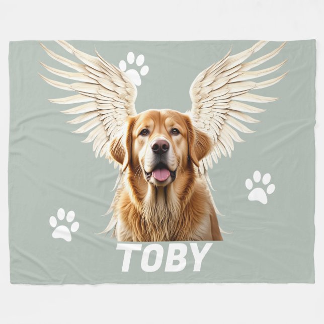 Manta Polar Mi Amigo Fiel | Personalizada con foto (Frente (Horizontal))