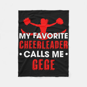 Manta Polar Mi animadora favorita me llama Gege Cheerleading