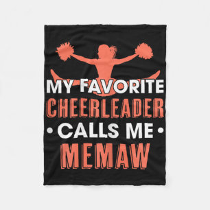 Manta Polar Mi animadora favorita me llama Memaw Cheerleadin