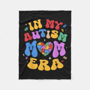 Manta Polar Mi autismo mamá Autismo Conciencia Groovy Retro Vi