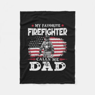 Manta Polar Mi bombero favorito me llama bandera de EE.UU. de