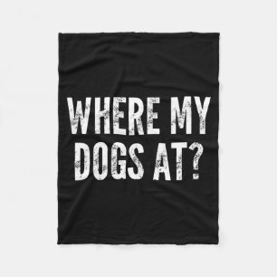 Manta Polar Mi Camiseta Donde Perros Dicen Novedad Sarcástica