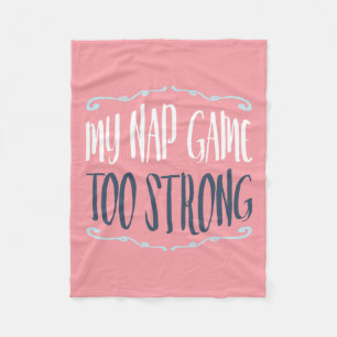 Manta Polar Mi cita divertida demasiado fuerte del juego de la