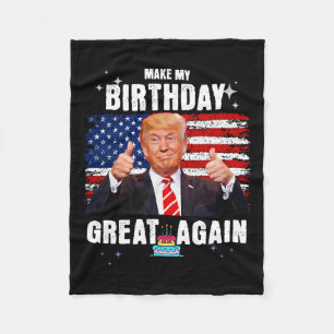 Manta Polar Mi cumpleaños es grande otra vez