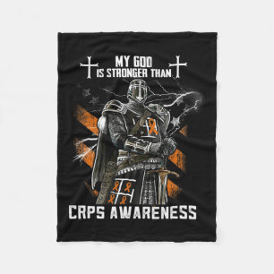 Manta Polar Mi Dios Es Más Fuerte Que La Conciencia Del Crps