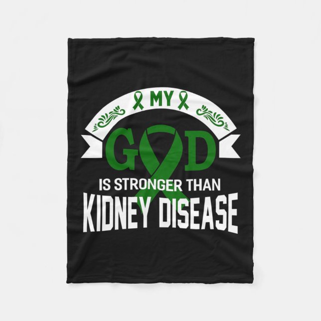 Manta Polar Mi Dios Es Más Fuerte Que La Conciencia Sobre La E (Anverso)