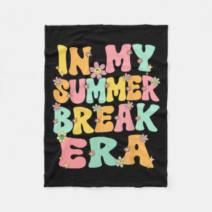 Manta Polar Mi época de vacaciones de verano retro Groovy equi
