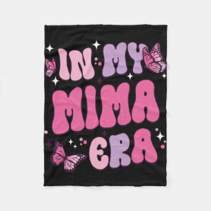 Manta Polar Mi era Mima Divertidas Mariposa Groovy Madres Retr