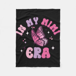 Manta Polar Mi era Mimi Divertida Mariposa Groovy Madres Retro