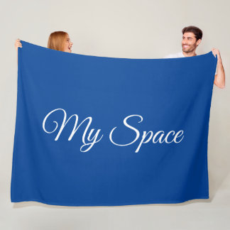Manta Polar Mi espacio azul