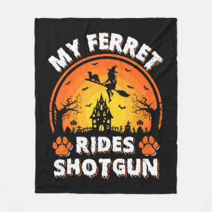 Manta Polar Mi Ferret Ride Witch Shotgun Fun Ferret Halloween