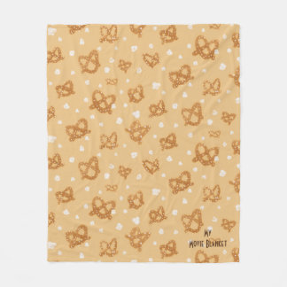 Manta Polar Mi funda de película - Aperitivos de pretzels y po