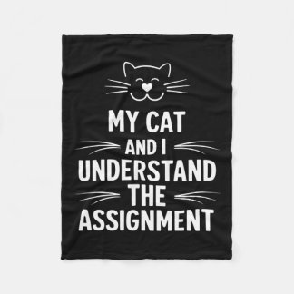 Manta Polar Mi Gato Y Yo Entendemos La Ignorante LIBRE Demócra