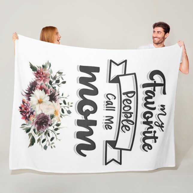 Manta Polar Mi gente favorita me llama mamá (In situ)