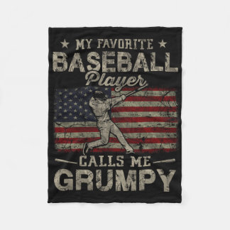 Manta Polar Mi jugador de béisbol favorito me llama padre gruñ