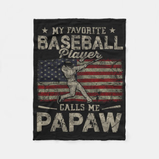 Manta Polar Mi jugador de béisbol favorito me llama Papaw Padr