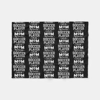 Manta Polar Mi jugador favorito de fútbol me llama Mamá Fútbol