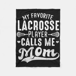 Manta Polar Mi jugador favorito de Lacrosse me llama madre de 