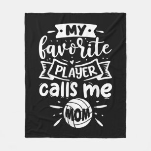 Manta Polar Mi jugador favorito me llama voleibol de mamá