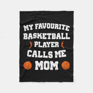 Manta Polar Mi jugadora de baloncesto favorita me llama mamá