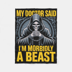 Manta Polar Mi Médico dijo que soy un paciente curioso