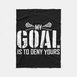 Manta Polar Mi Objetivo Es Negar A Tus Chicas Lax Lacrosse Boy