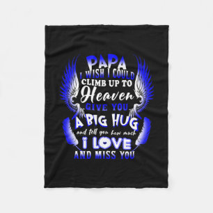 Manta Polar Mi Papá En El Cielo Te Dice Cuánto Amo A Miss