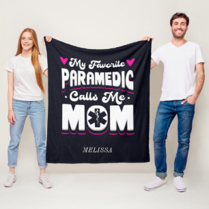 Manta Polar Mi Paramédico Favorito Me Llama Mamá Personalizada