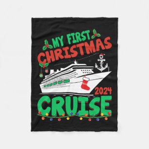 Manta Polar Mi primer crucero navideño navideño 2024 de vacaci