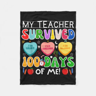 Manta Polar Mi Profesor Sobrevivió A 100 Días De Mí 100 Días D